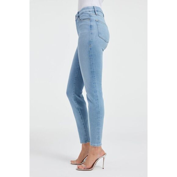 Good American Good Legs Skinny Jeans Sculpting Light Wash Denim Basic Size 2/26 - Picture 2 of 11